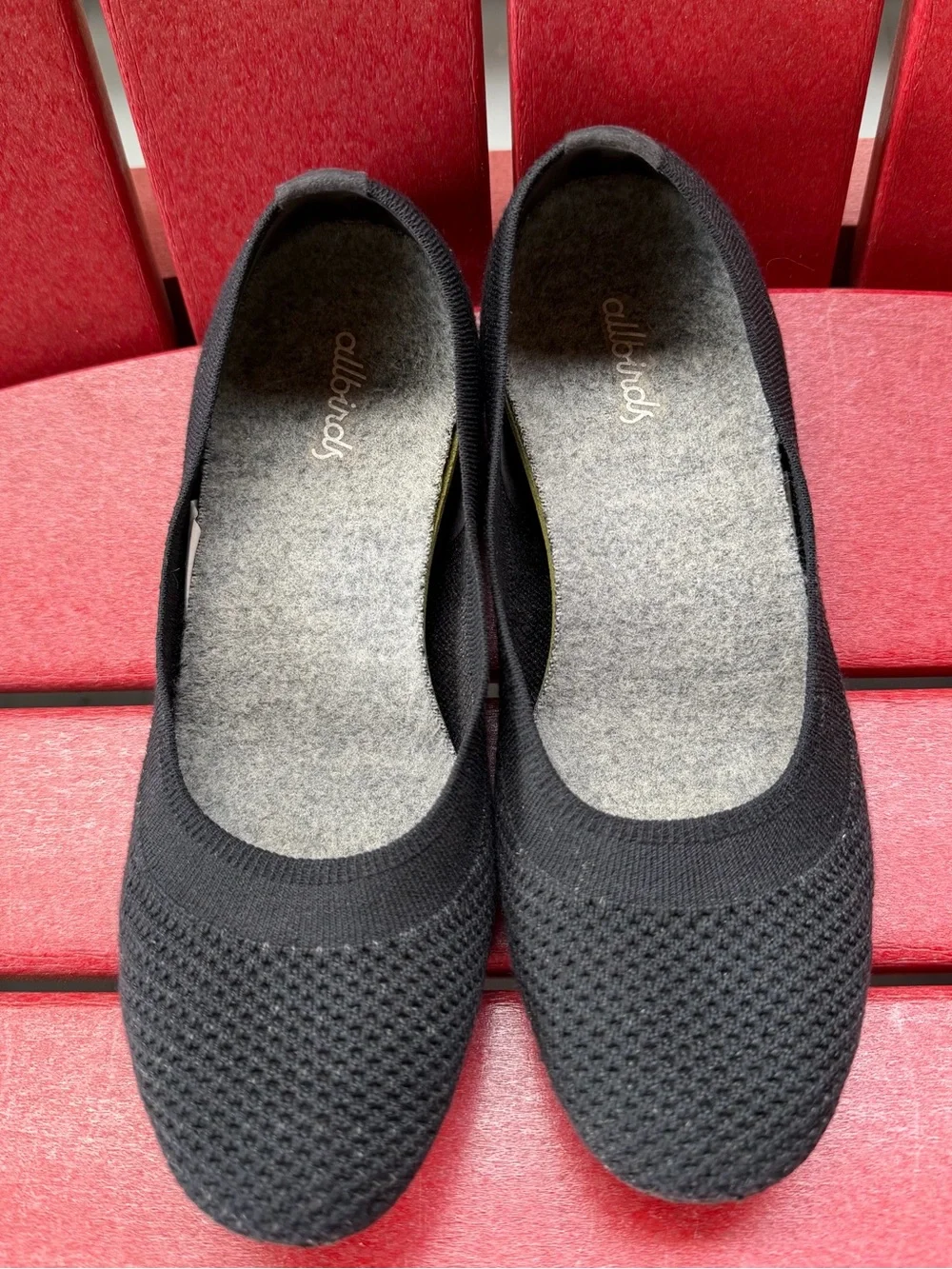 allbirds Women’s Black Tree Breezer Knit Slip-On Flats